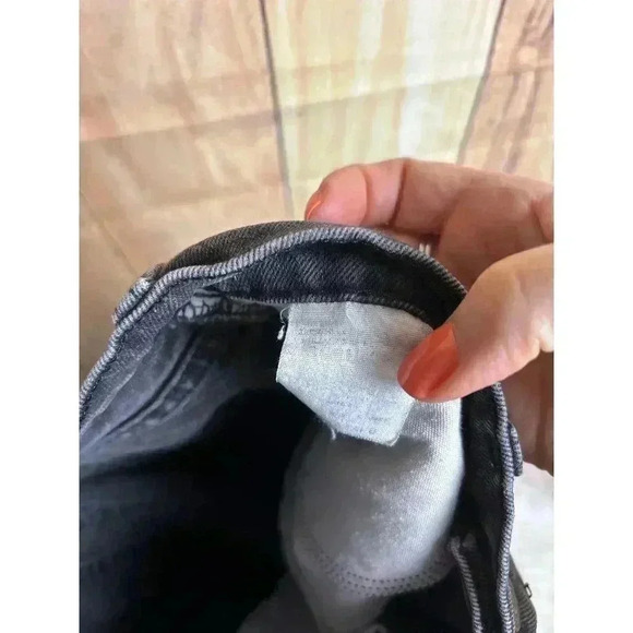 Vintage Lee Jeans Black Wash Women's Size 6 READ DESCRIPTION - Picture 6 of 10